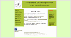 Desktop Screenshot of entomologklubben.se